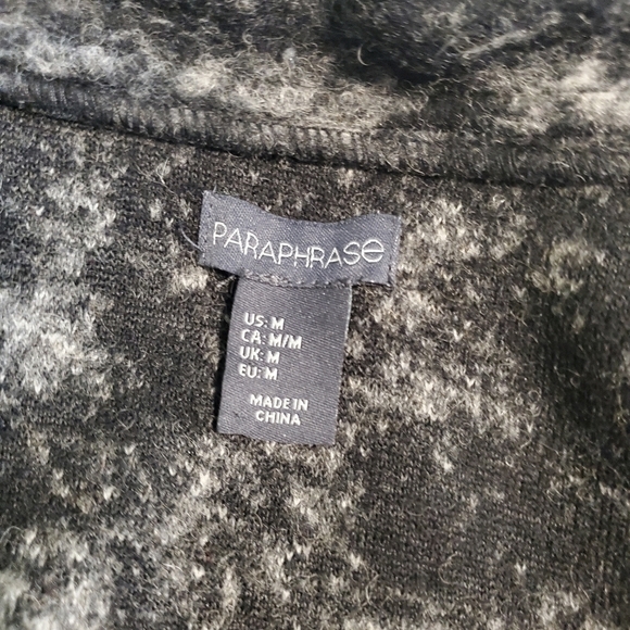 Paraphrase Wool Blend Cardigan Coat size Medium - Picture 11 of 11